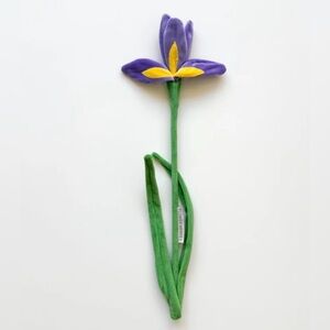 CJ Hendry Plush Flower - Purple and Yellow Plush Flower